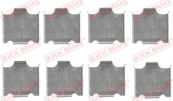 Accessory Kit, disc brake pad